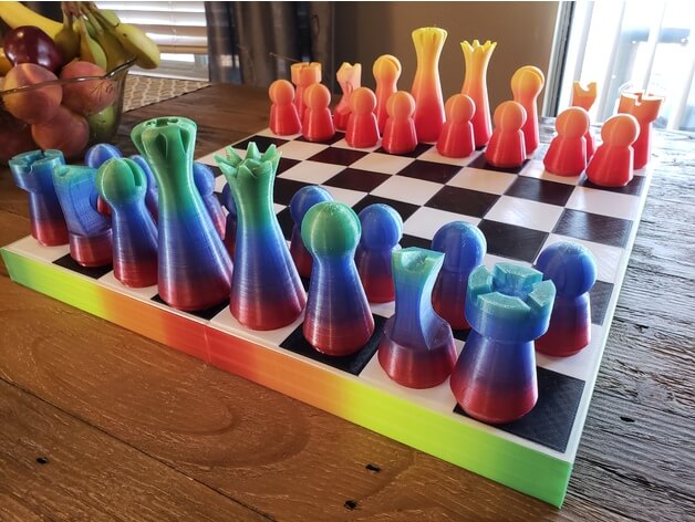 stl files for 3d printing chess pieces