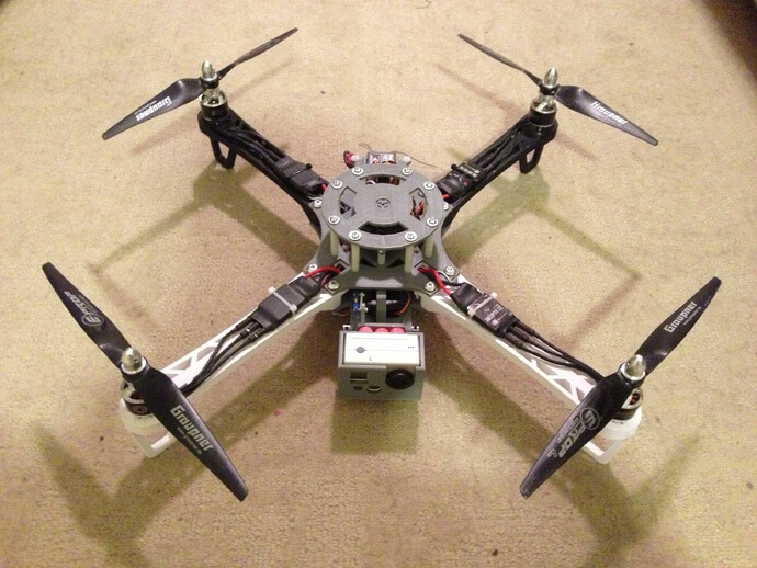 3d-modell 3d model quadcopter crossfire