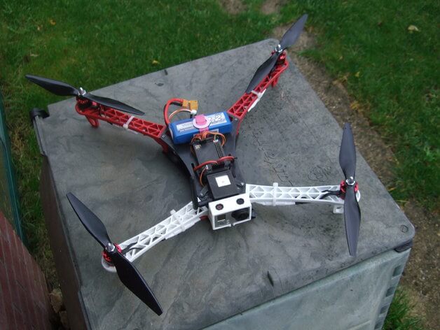 3d-modell 3d model quadcopter spyda 500