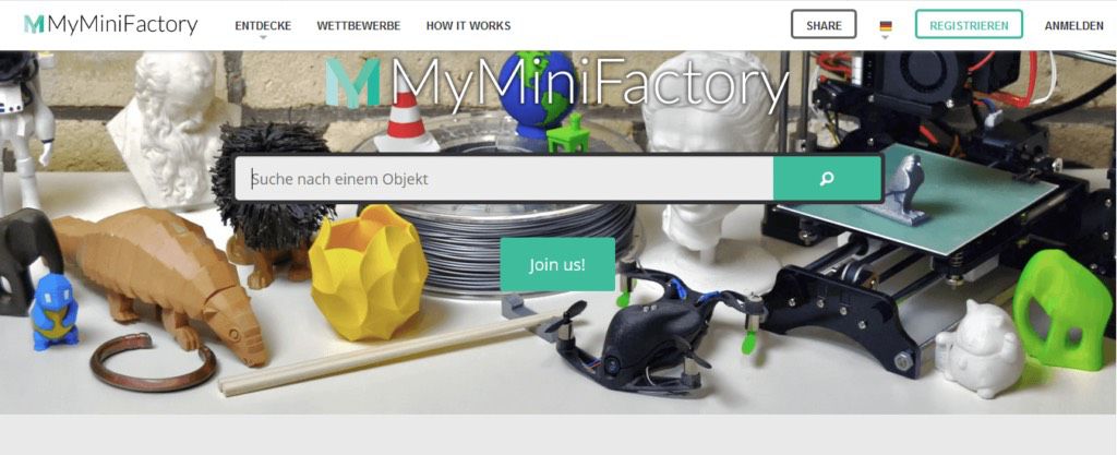 myminifactory 3d printable designs